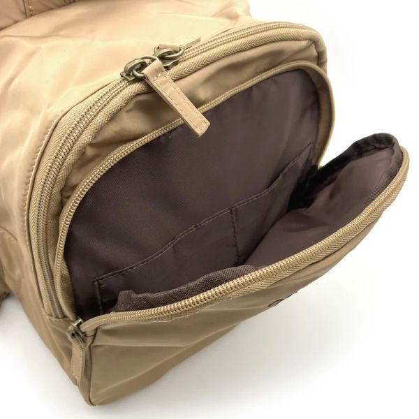 皇冠迷你後背包-棕色 