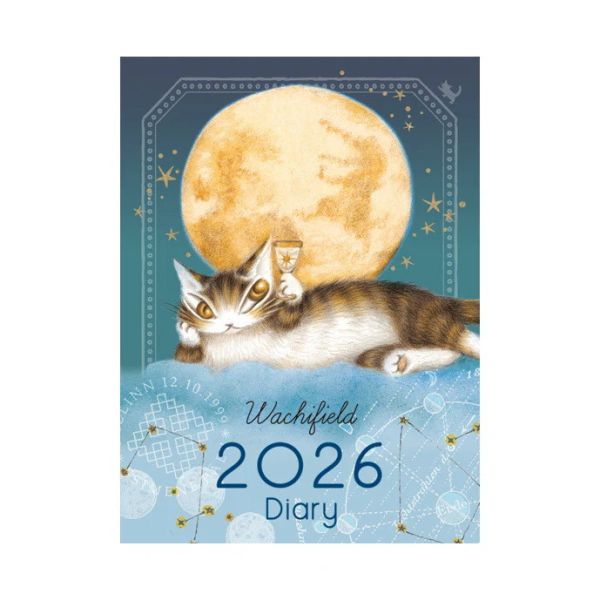 A6尺寸輕薄手帳本2026-月亮乾杯 