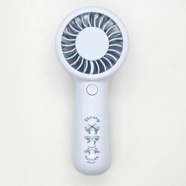 強風迷你手持風扇-藍 