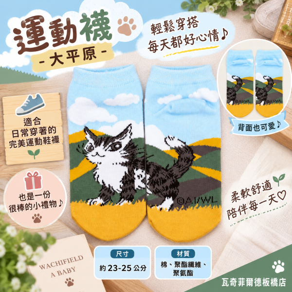 運動襪-大平原 