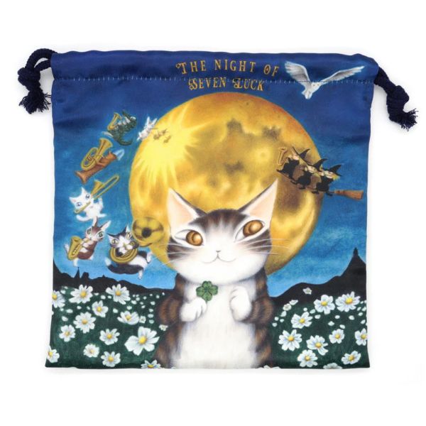 ART束口袋-滿月夜 