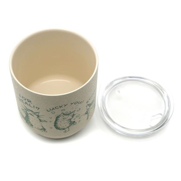 仿陶保溫茶杯-淺棕 