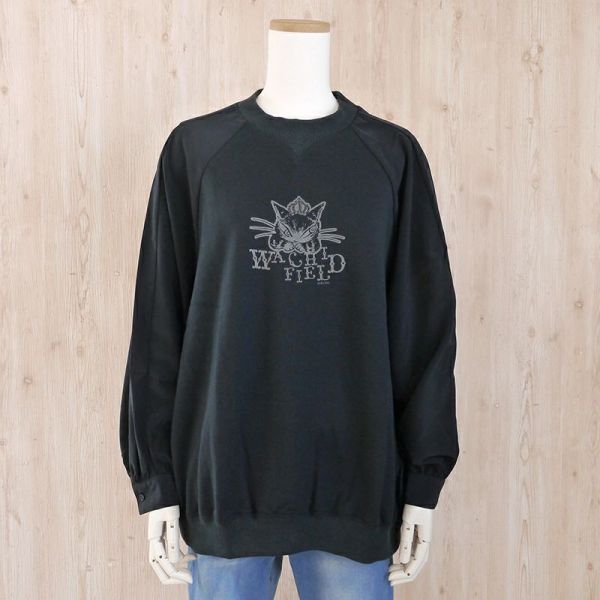 國王異素材長袖上衣 