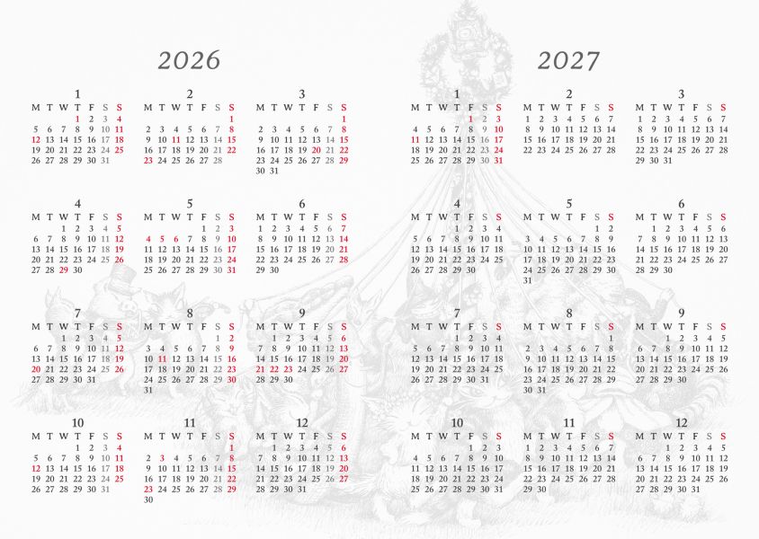 B6手帳本內頁包2026 