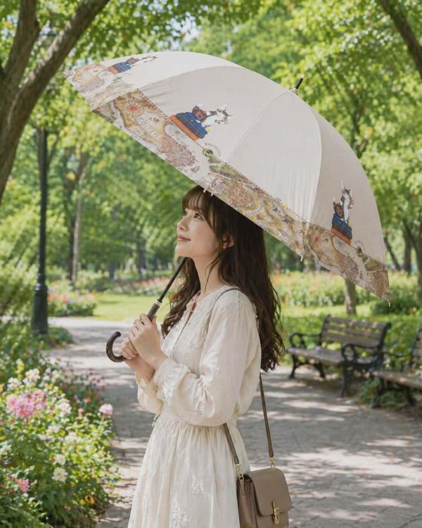 晴雨二用長傘-旅人小達洋 