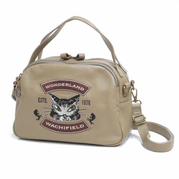 剌繡達洋牛皮波士頓包 