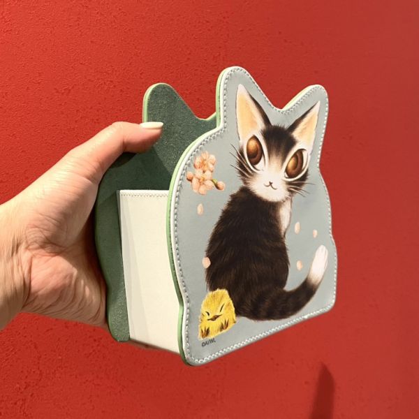 合成皮面筆筒 