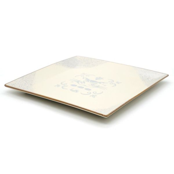 潻器方型大盤-象牙色 