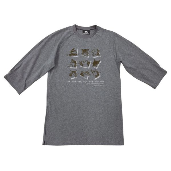 8分袖口袋長衫-M 