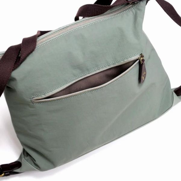 輕量防潑水S皮革2WAY後背包 