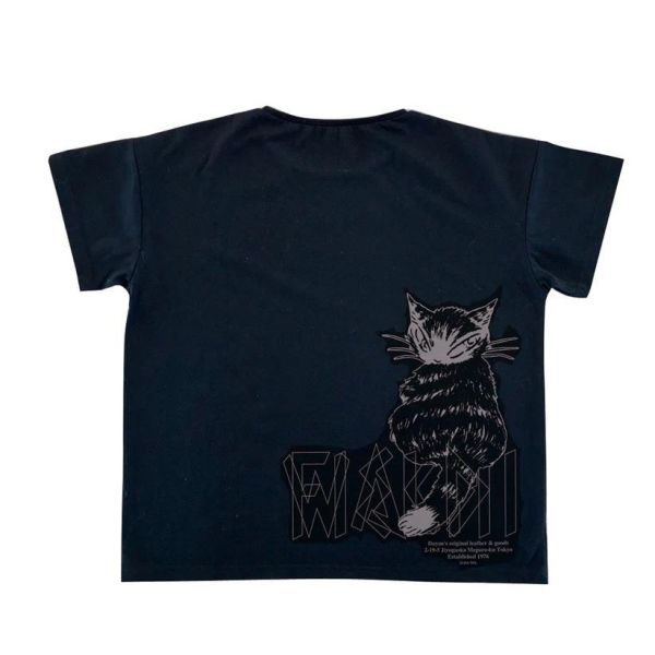 回頭貓印花T恤-M 