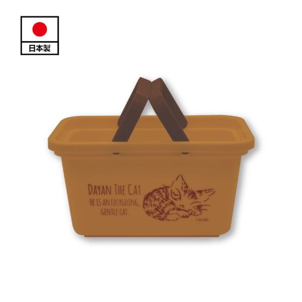 小收納籃-茶 