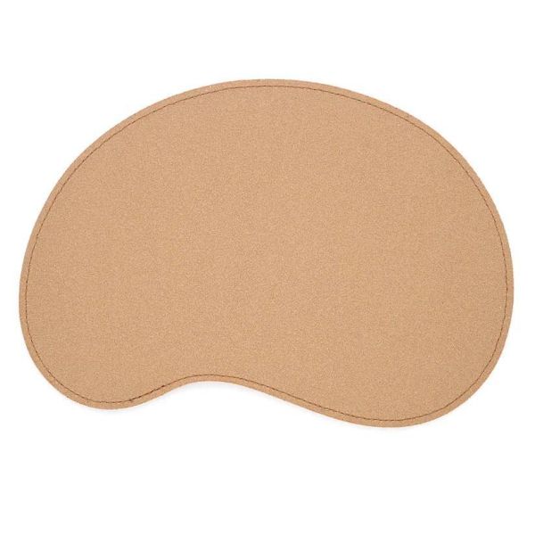 皮革肉球滑鼠墊-駝色 