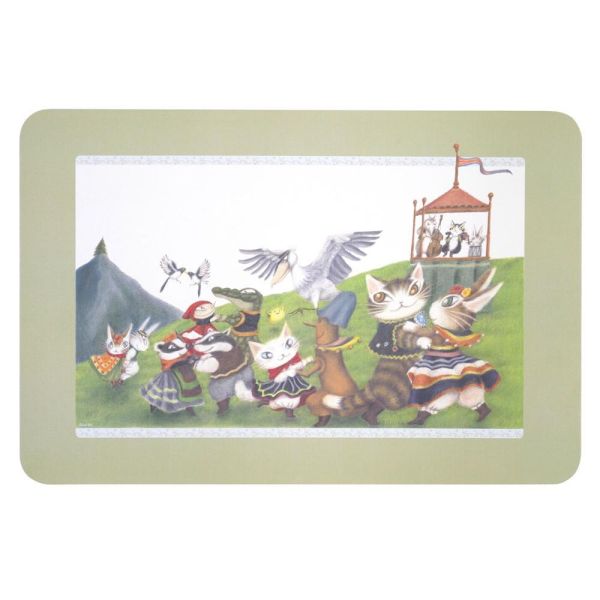 軟式珪藻土浴室地墊-跳舞 