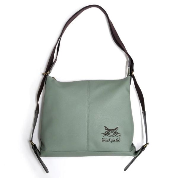 輕量防潑水S皮革2WAY後背包 