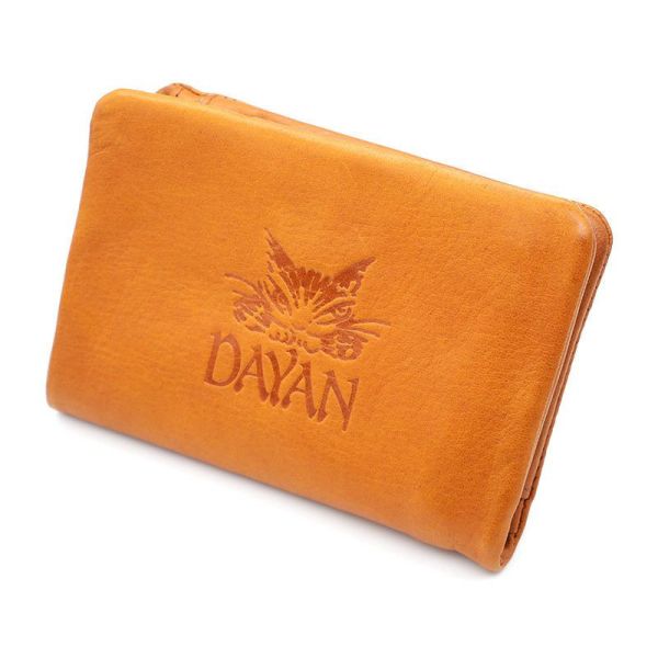 超柔皮-對摺型錢包-棕 