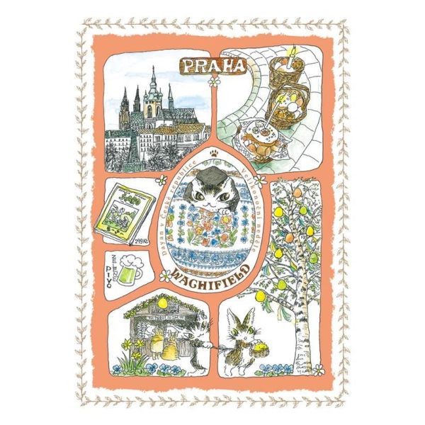 復活祭藝術T-白-M 