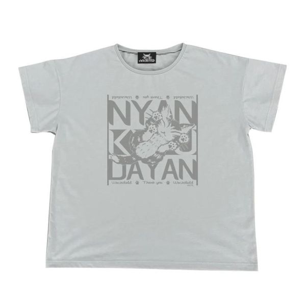 39印花T恤-L-灰空 