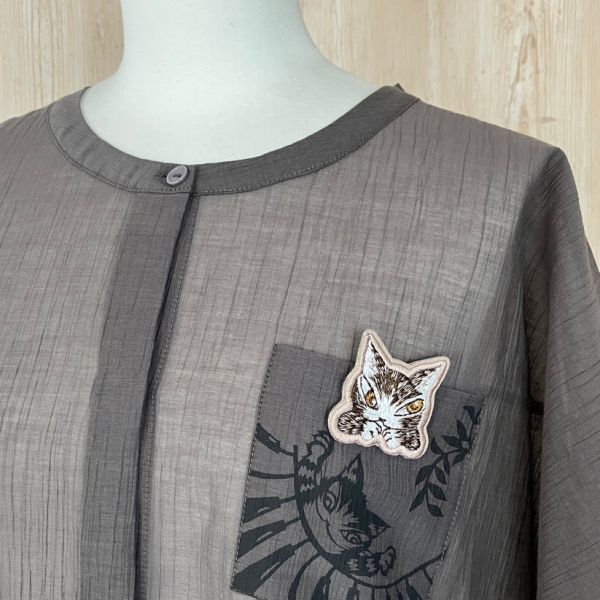刺繡達洋裝飾夾2入 