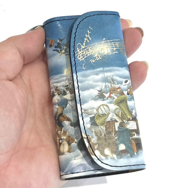 牛皮鑰匙包-音樂會 