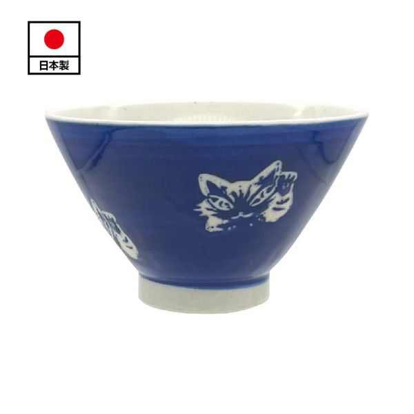 九州波佐見燒飯碗-靛藍 