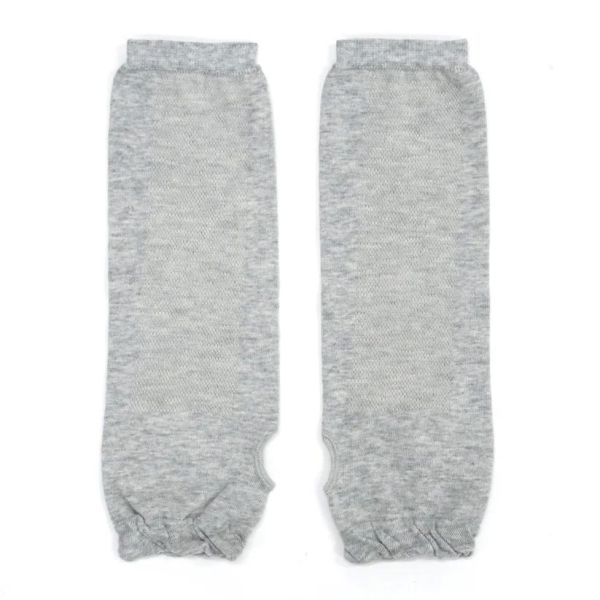 冷感UV袖套S-花占卜灰色 