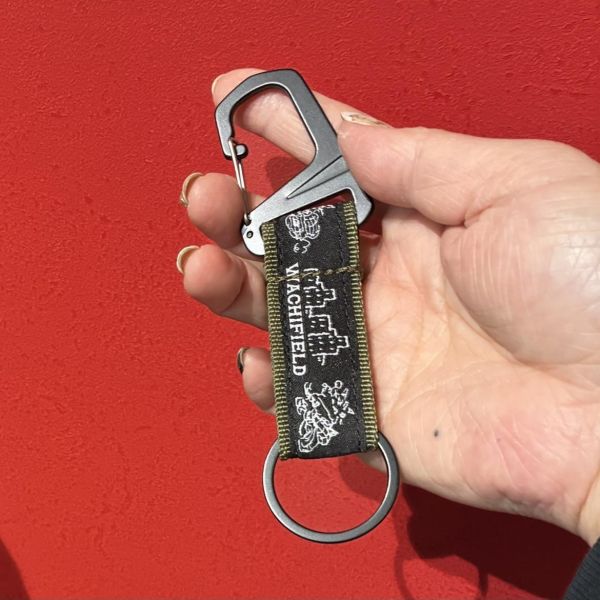 DDR織帶登山扣-卡其 