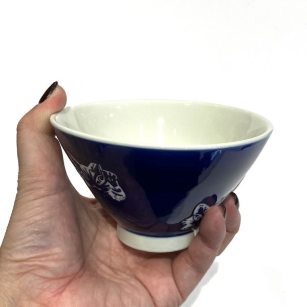 九州波佐見燒飯碗-靛藍 