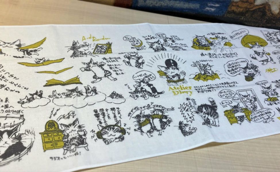 紗布手帕-畫室日記 