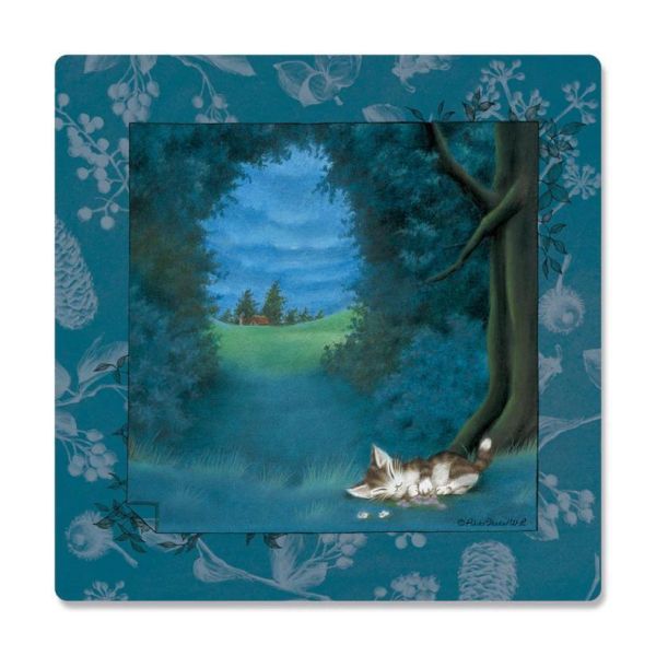 吸水手帕-森林小貓 