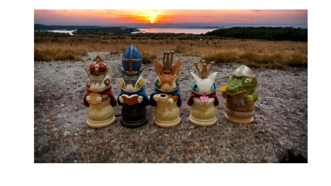 西洋棋立體公仔組(五入) 