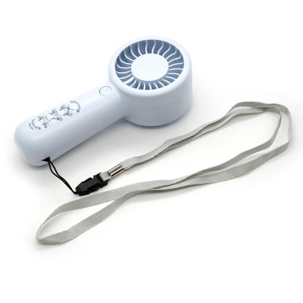 強風迷你手持風扇-藍 