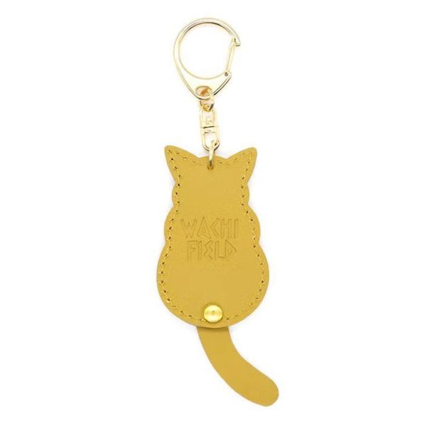 粉彩尾巴鑰匙圈-葉綠 