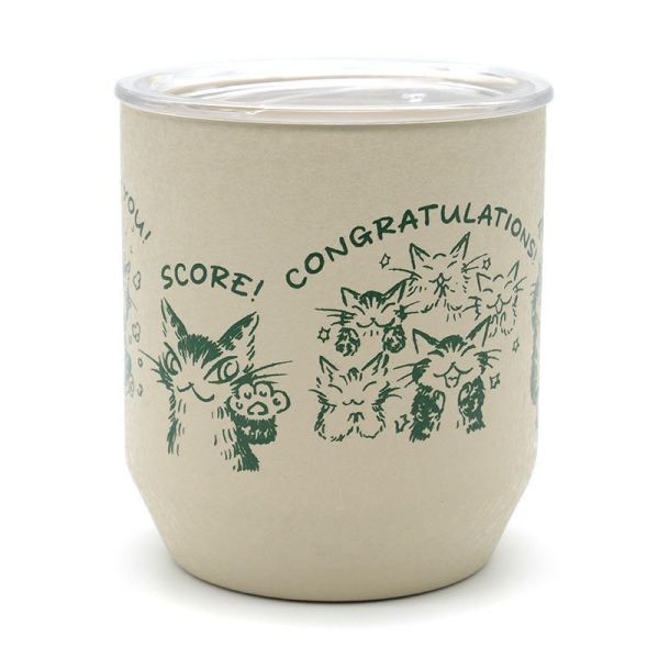 仿陶保溫茶杯-淺棕 