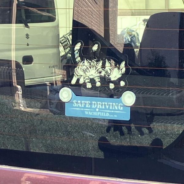 搖擺吸盤安全標示 