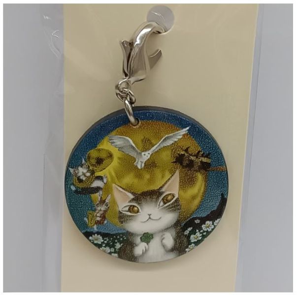 吊飾/拉鏈扣-滿月夜 