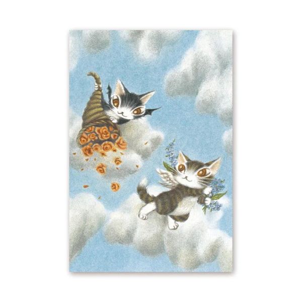 明信片-A-BABY﹑花 