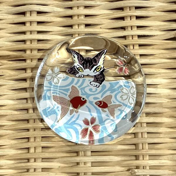 玻璃筷座-金魚 