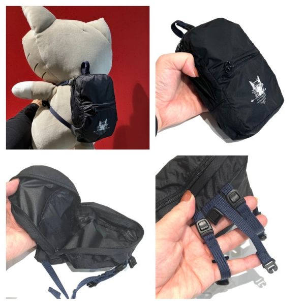 迷你小背包裡的可伸展後背包 