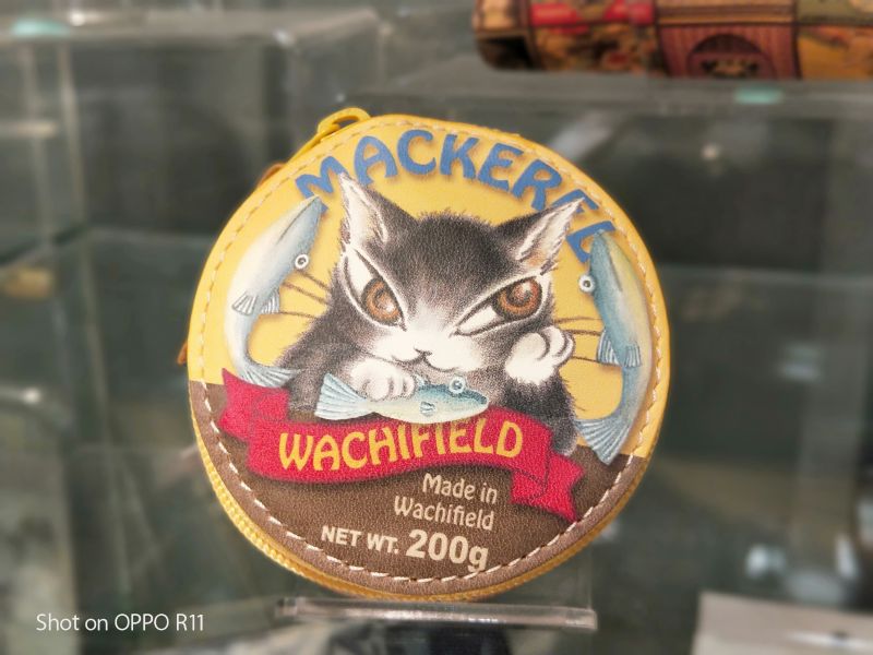 零錢包-貓罐頭-黃 