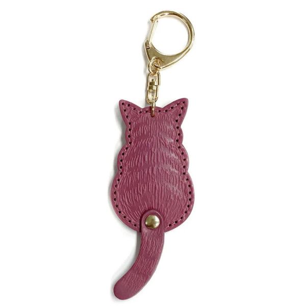 粉彩尾巴鑰匙圈-玫瑰 