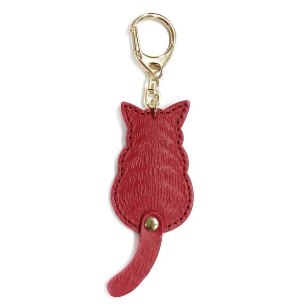 粉彩尾巴鑰匙圈-紅寶石 