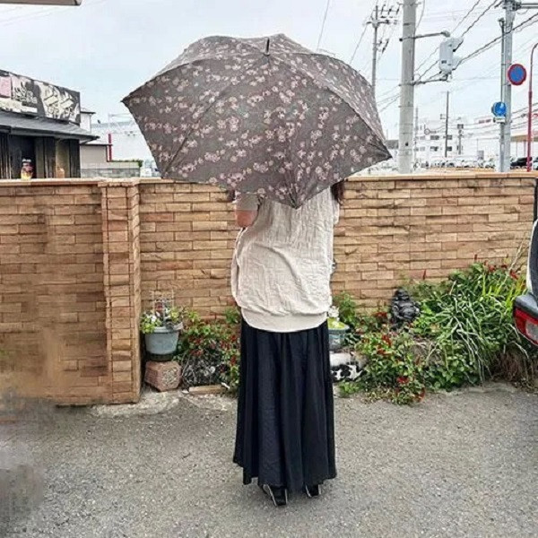 花草素描長傘 