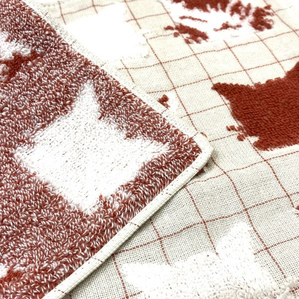 刺繡手帕-貓臉 