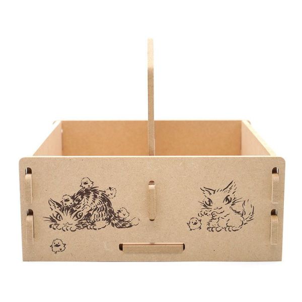 DIY組合木收納盒 