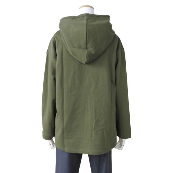 連帽拉鍊大學T外套-F 