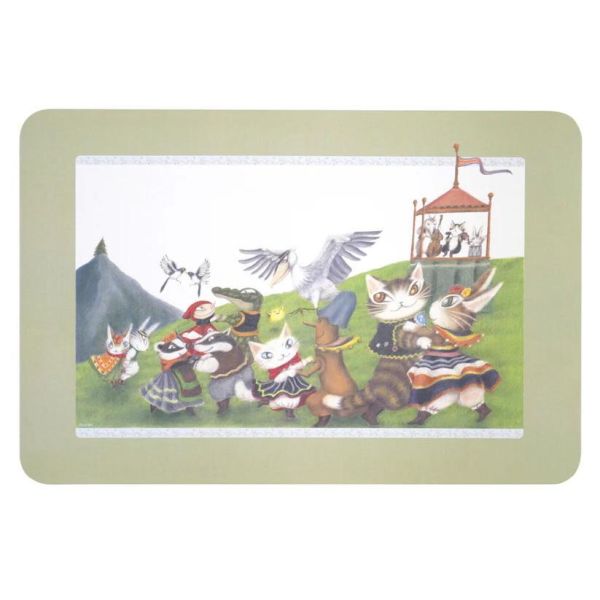 軟式珪藻土浴室地墊-跳舞 