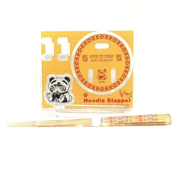 杯麵蓋與筷子組合-熊貓 