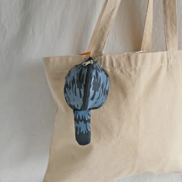 ED貓尾購物袋-回頭-深藍 