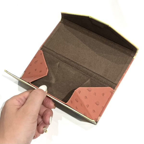 三角眼鏡盒與拭鏡布組-墨西哥 